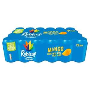 Rubicon 24 x 330ml In Sparkling Mango