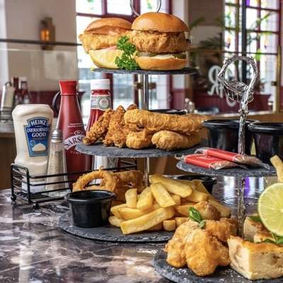 Harry Ramsdens’ Fish and Chip Afternoon Tea for Two (5 locations) - £14 with code @ Red Letter Days