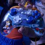 PDP Officially Licensed REALMz Wired LED Light-up Pro Controller: Tails Seaside For Nintendo Switch