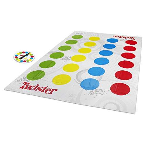 Hasbro Gaming Twister Game for Kids Ages 6 and Up, 4.1 x 26.6 x 26.6 cm £9.99 @ Amazon