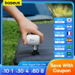 Baseus Portable Air Pump Electric Air Compressor - Rechargeable with USB C @ BASEUS AutoTreasure Store