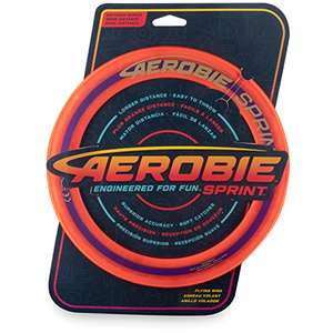 Aerobie Sprint Flying Ring, throw ring, 25.4 cm Diameter, Orange for £5 @ Amazon