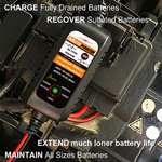 MOTOPOWER 12V 800mA Fully Automatic Battery Charger/Maintainer | 12v 1000mAh - £17.13 | 12v 1.5amp - £18.36 w/voucher Sold By MotoPower