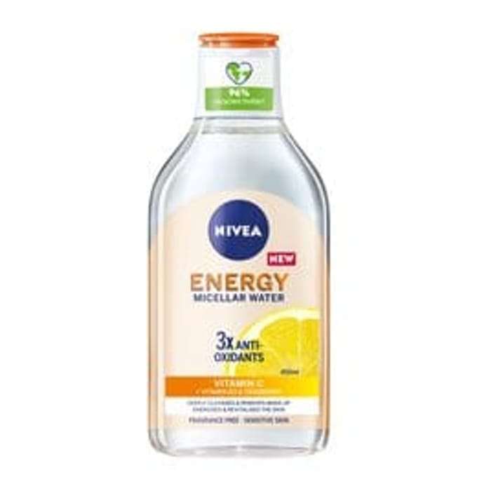 NIVEA Energy Micellar Water Make-up Remover with Vitamin C 400ml - £3.50 @ Ocado