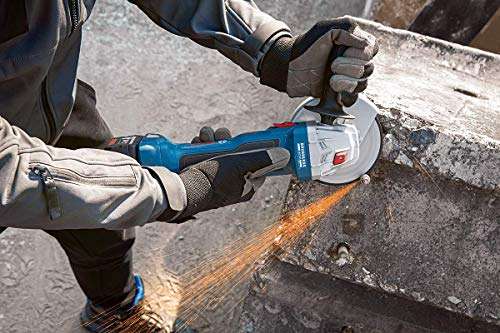Bosch Professional 18V System GWS 18V-7 Cordless Angle Grinder -125 mm disc Dia. inc. Protective Guard