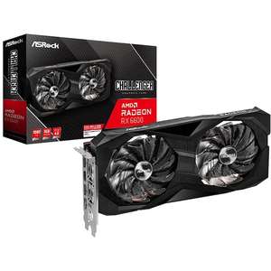 Asrock Radeon RX 6600 Dual 8GB GDDR6 PCI-Express Graphics Card £199.99 + £7.99 Delivery @ Overclockers