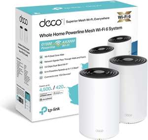 TP-Link Deco PX50 AX3000 + G1500 Whole Home Powerline Mesh Wi-Fi 6 System 2-pack - £169.99 @ Amazon