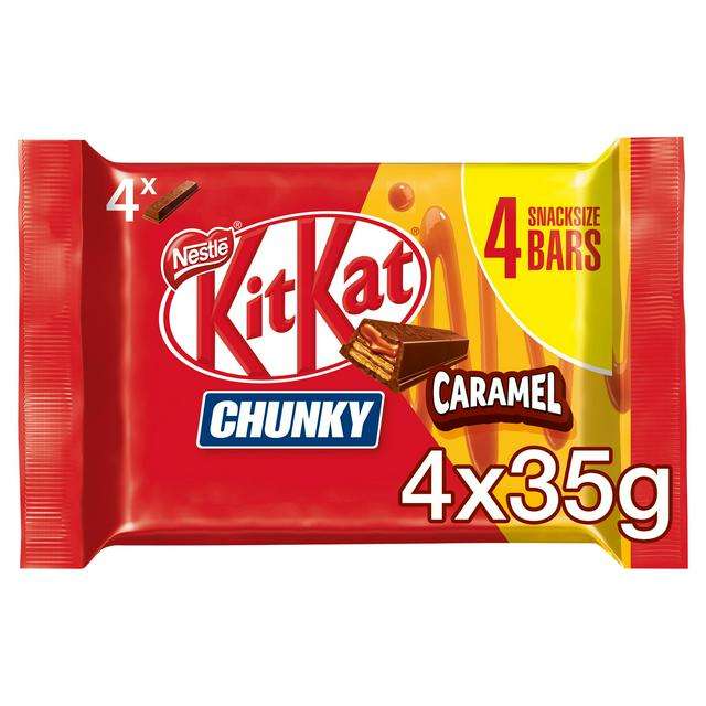 Caramel Kitkat Chunky 4 Pack - 69p instore @ B&M, Belle Vale