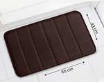 2X Memory Foam Bath Mats Highly Absorbent Chocolate Brown 43x60 cm - £6.99 Sold by Utopia Deals Europe and Fulfilled by Amazon