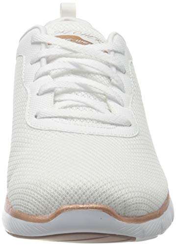 Skechers Women's Flex Appeal 3.0 First Insight Trainers Rose Gold Trim - £30 @ Amazon