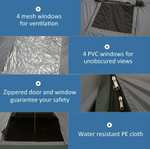 6 Man Tipi Tent Metal Poles Water-Resistant Walls Mesh Windows Zipped Door Green £95.99 with code @ 2011homcom/eBay