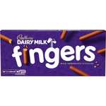 Cadbury Fingers Milk Chocolate biscuits, 114g