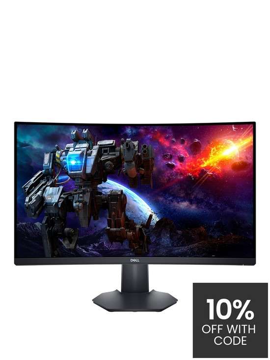 DellDell S2722DGM 27in Curved QHD gaming monitor, 165hz 3 year warranty £179.10 + £3.99 delivery with code @ Very