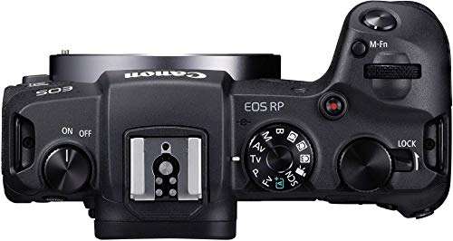 Canon EOS RP - Lightweight Full Frame Mirrorless Camera (4K & vari-angle touchscreen, 26.2 Megapixels, Dual Pixel CMOS AF, Eye AF, Wi-Fi)