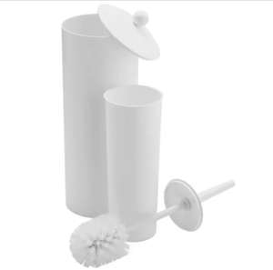 Toilet Brush and Toilet Roll Holder in White now £4.25 with Free click and collect from Argos