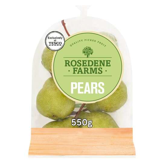 Rosedene Farms Small Pear Pack 550G 69p Clubcard Price @ Tesco