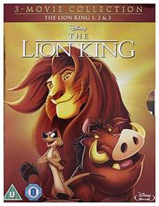 The Lion King 1-3 Blu-ray 1994 Region Free £7.75 Dispatches from Amazon Sold by A2Z Entertains