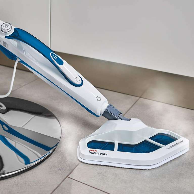 Polti Vaporetto SV460 DOUBLE Steam Mop with Handheld Cleaner & 17 Accessories