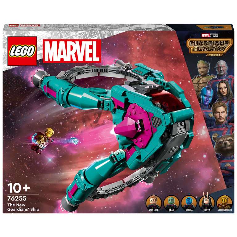 LEGO Marvel The New Guardians' Ship Space Avengers Set 76255 £71.99 Free Delivery/Click Collect @ The Entertainer