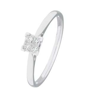 Revere 9ct White Gold 0.15ct Diamond Engagement Ring - £74.99 Free Click & Collect - Very Limited Availability @ Argos