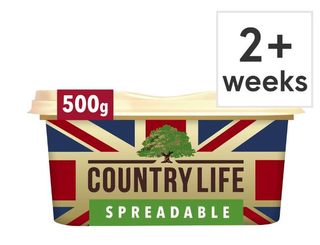 Country Life Original Spreadable 500G £2.75 (Club Card Price) @ Tesco