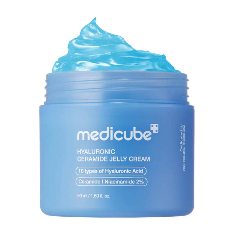 medicube Jelly Cream with Hyaluronic Acid | Daily Moisturizer for All Skin Types - Sold by Medicube Official / FBA