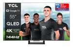TCL 55C735K 55" 4K Ultra HDQLED 144Hz TV - £429 with voucher @ Amazon