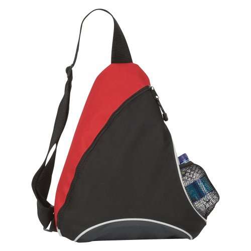 eBuyGB Monostrap Triangle Rucksack School and College Bag (Red) - £1.99 @ Amazon