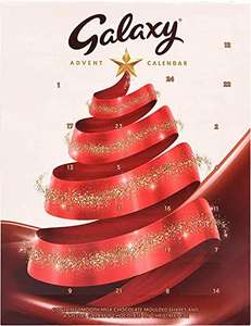 Galaxy Christmas Chocolate Advent Calendar, Christmas Gifts, Milk Chocolate Gift, 110g