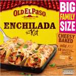 Old El Paso Big Family Size Kits (Cheesy Baked Enchilada Family Kit 995G / Smoky Bbq Family Fajita Kit 750g) £2.50 (Clubcard Price) @ Tesco