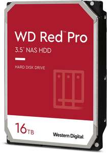 16TB - Western Digital Red Pro SATA III 3.5" NAS HDD - 512MB Cache -7200RPM - (5-year Warranty) £249.99 delivered Using Code @ CCL Computer