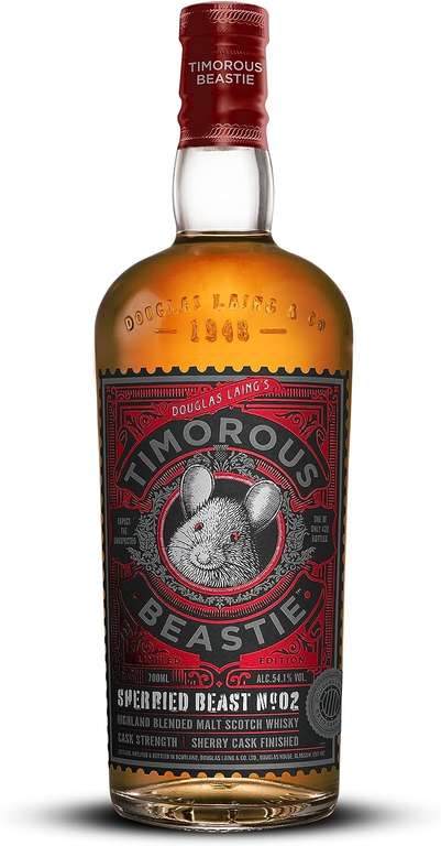 Douglas Laing & Co. Timorous Beastie The Sherried Beast Edition 2 Limited Edition Cask Strength Highland Scotch Whisky 54.1% ABV