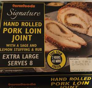 Signature Pork Loin Joint lemon & sage or apple stuffed - Instore (Strathclyde)