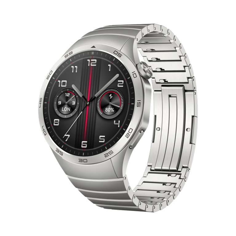 HUAWEI WATCH GT 4 Grey Stainless Steel Strap 46mm / 41mm with code + Freebuds SE 2 Headphones || GT 4 £169.99 with free buds