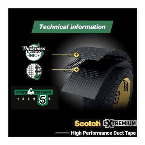 Scotch Extremium Duct Tape All Weather, 27m x 48 mm - Amazon
