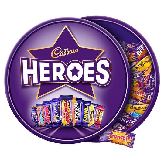 Cadbury Heroes Tub 600g 2 for £7 @ Tesco