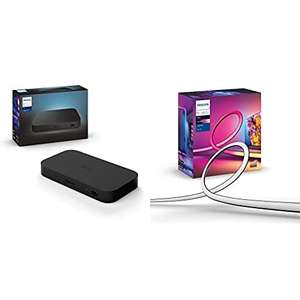 Philips Hue Play HDMI Sync Box Bundle with Gradient Lightstrip (55") Prime exclusive