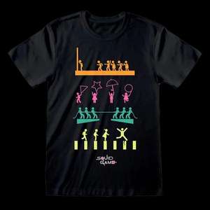 Squid Game T-Shirt: Games - £4.99 + £1 delivery @ Forbidden Planet
