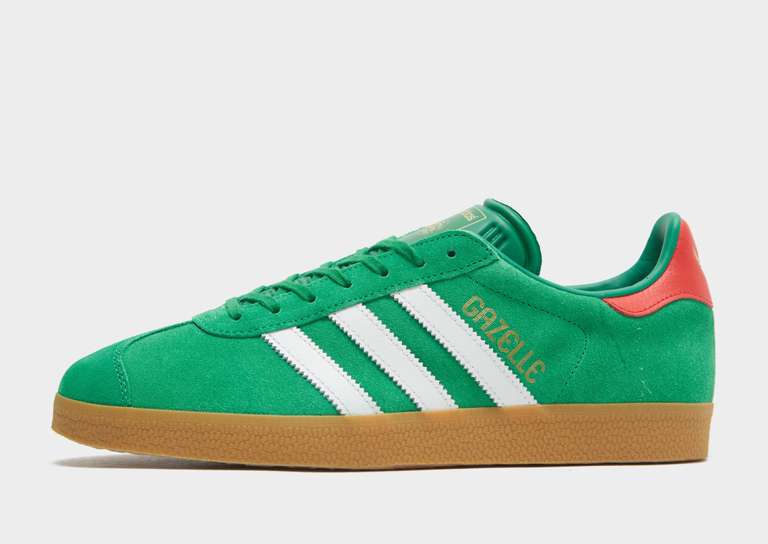 Adidas Originals Gazelle Green - £45 with free click & collect @ JD Sports |