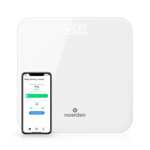 Noerden Smart Body Scale BIMI – Track Your Body Weight BMI and BMR - Black / White With Code