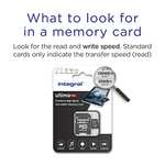 64GB Micro SD Card 4K Ultra-HD Video Premium High Speed Memory Microsdxc Up To 100MB/S V30 UHS-I U3 A1 C10, by Integral
