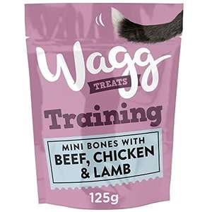 Wagg Beef, Chicken & Lamb Training Dog Treats 120g, pack of 7 £5.53 / 25% voucher - subscribe and save (£3.32) @ Amazon