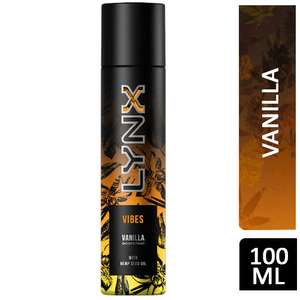 Lynx Body Spray Unplugged (Pine) / Vibes (Vanilla) 100ml 99p at Home Bargains Llandudno
