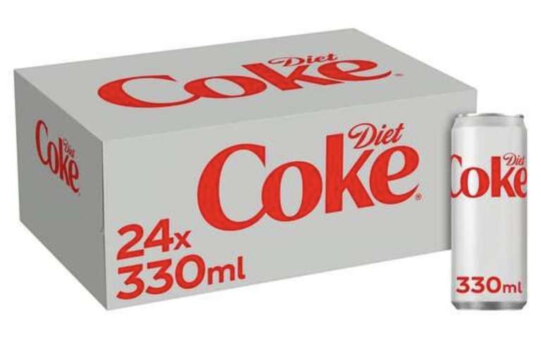 Coke Zero / Diet Coke 24 x 330ml - £6.99 instore @ Lidl Northern Ireland