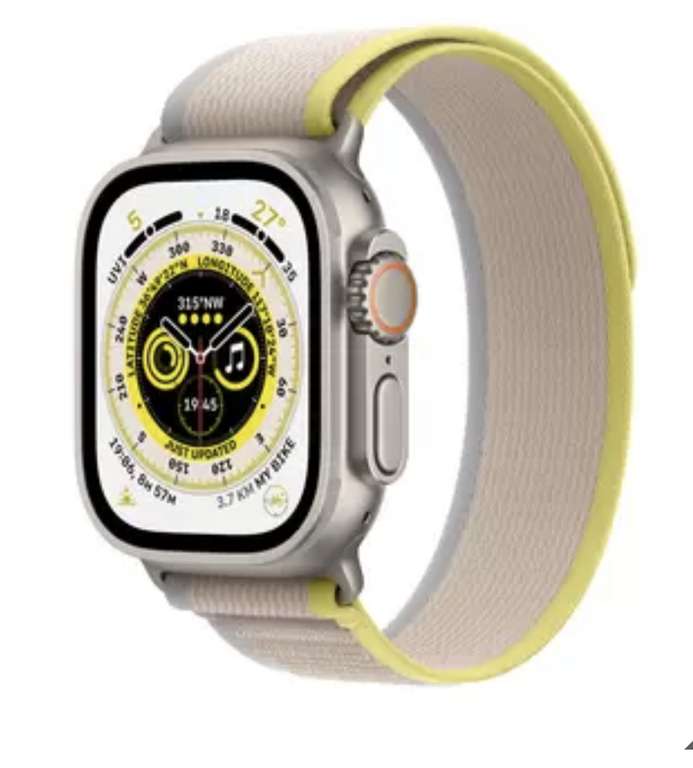 Apple Watch Ultra GPS + Cellular, 49mm Titanium Case with Yellow/Beige Trail Loop - £695.98 Instore @ Costco (Sheffield)