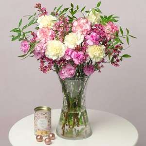 Thank You Mum Flowers & Chocolates - £16 With Code + Free Delivery / £2 March 27th Delivery @ Bunches