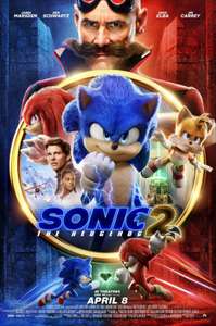 Sonic The Hedgehog 2 - Tickets only £2.50 (This Saturday & Sunday) @ Cineworld