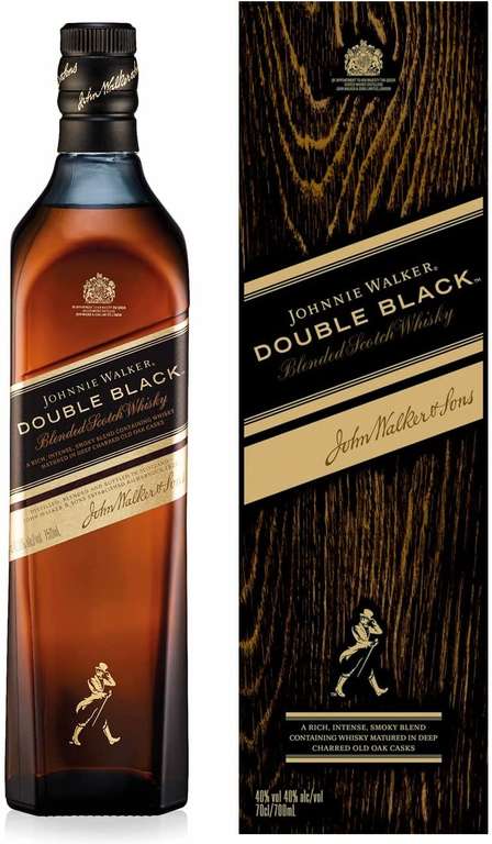 Johnnie Walker Double Black Label Blended Scotch Whisky 70cl - £25.19 Prime Exclusive @ Amazon