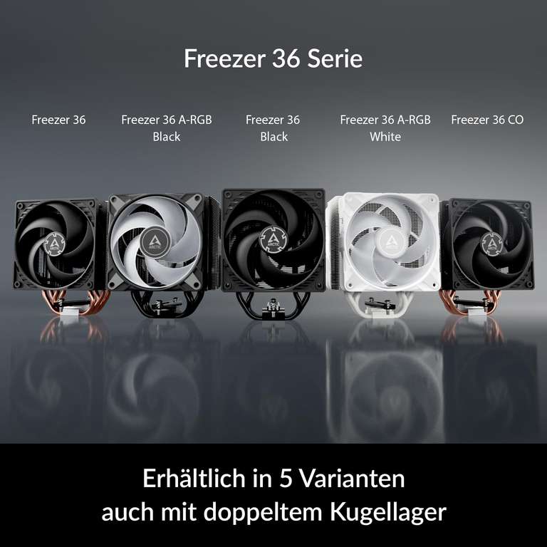 ARCTIC Freezer 36 A-RGB- Single-tower CPU cooler - / Black £22.32 / White £23.09/ - Sold by ARCTIC GmbH FBA