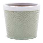 Country Living Heritage 2 Tone Denim or Sage Cone plant Pots - 38cm £15.00 @ Homebase
